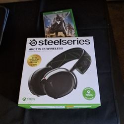 Xbox Game And Headphones 
