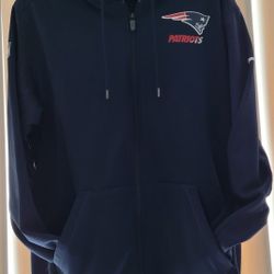 NFL New England Patriots NIKE Zip-Up Hoodie