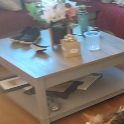 Rustic GRAY coffee Table