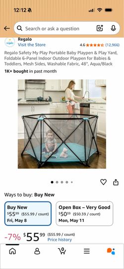Children’s pop up playpen