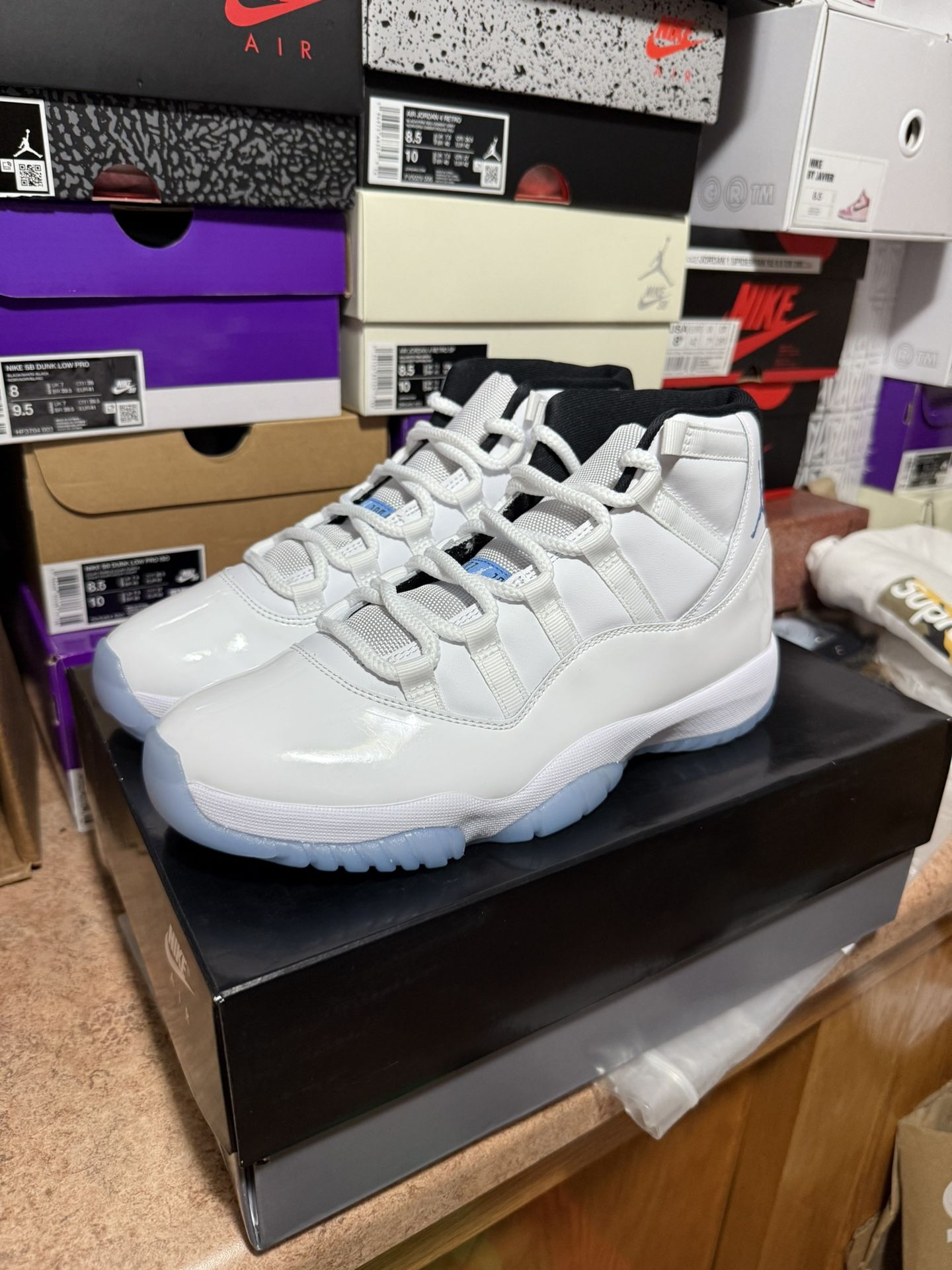 NIKE AIR JORDAN 11 LEGEND BLUE Sz 8 DS