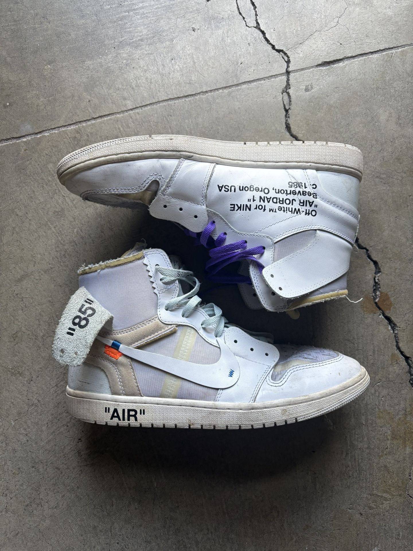 Nike Off -white Jordan 1 Euro High size 13