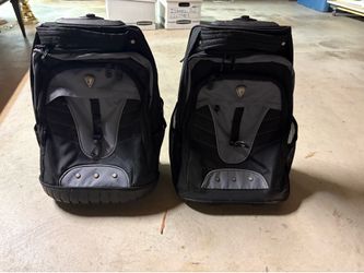 2 Calpak Night Vision 18-Inch Rolling Multi-Compartment Backpacks