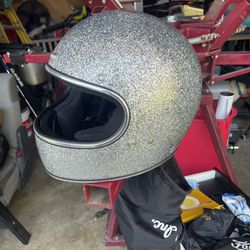 Biltwell Glitter Helmet Size Large