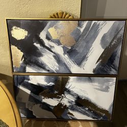 Blue & Gold Canvas 