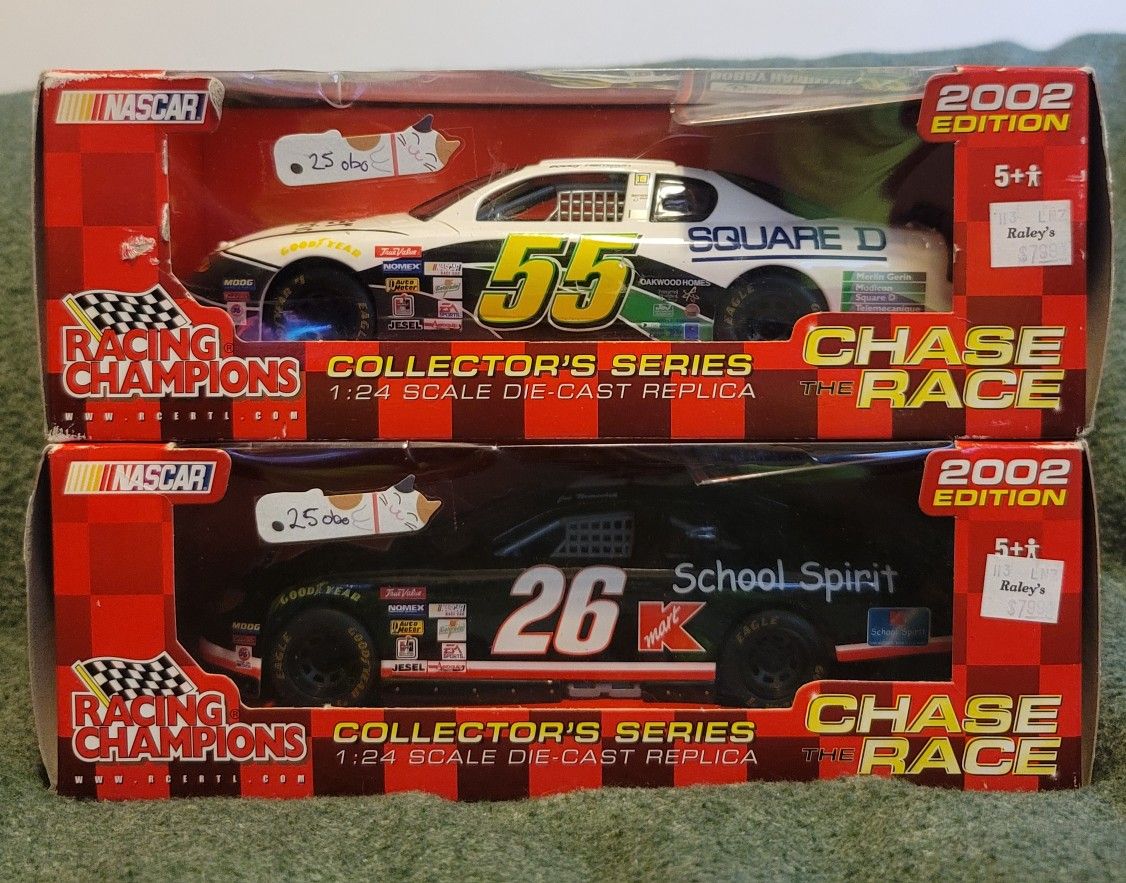 2002 Racing Champions Chase The Race Nascars