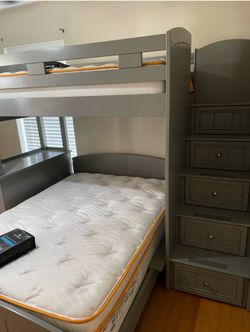 bunk bed with mattress included