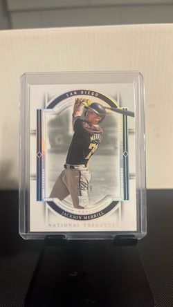 Jackson Merrill National Treasures Rookie Card /49