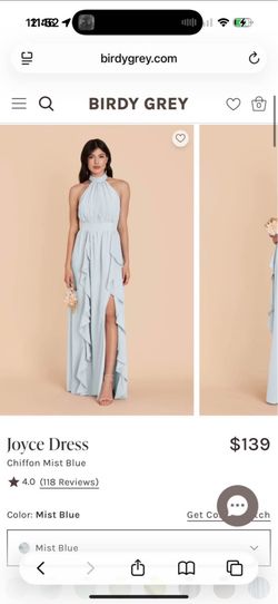 Birdy Grey bridesmaid dress MIST BLUE XL