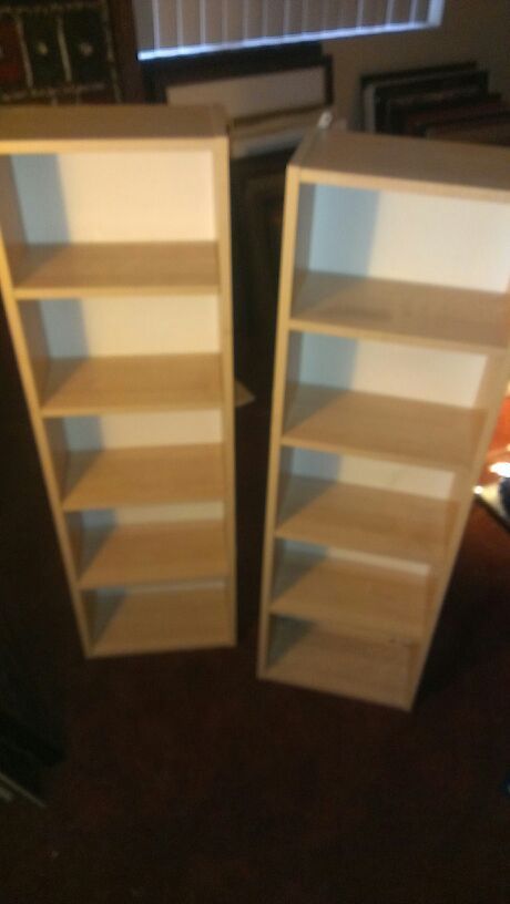 Ikea flarke 17379 bookcase CD holders, etc. Pair for $35.