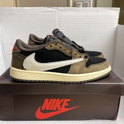Nike Jordan 1 Travis Scott Mocha Brown Size 9.5