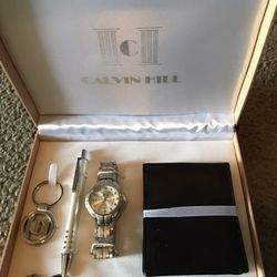Watch, Wallet, Pen, Keychain Set