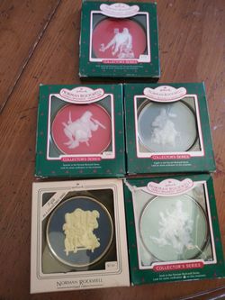 Hallmark Norman Rockwell 1984 Cameo Ornament Collector Series