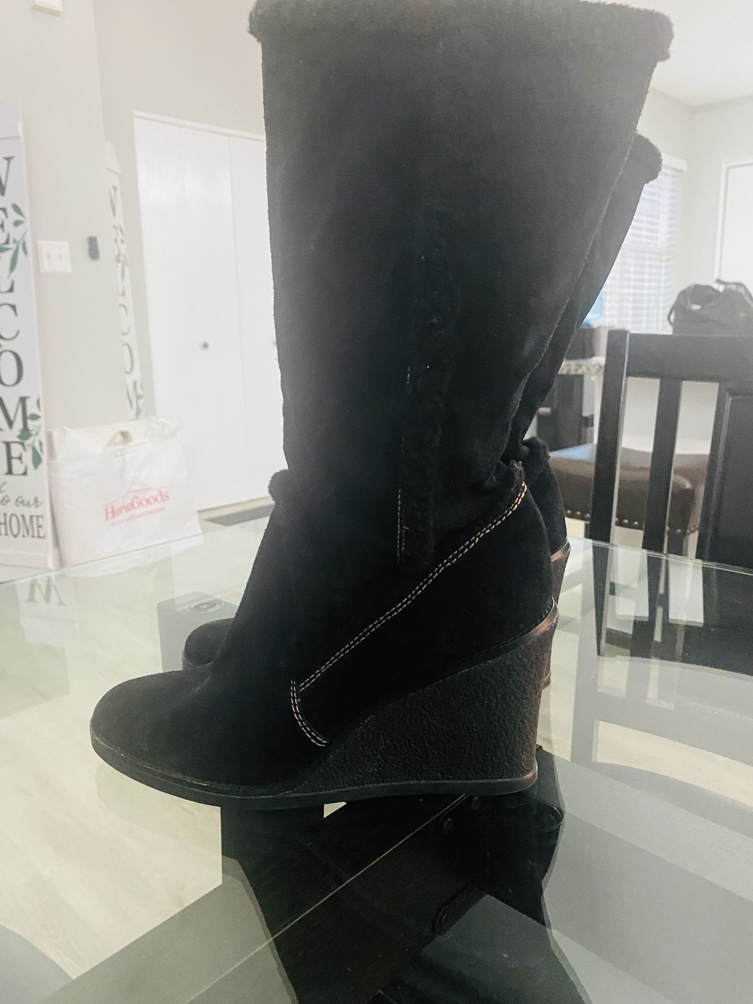 Coach Jordana Wedge Boots