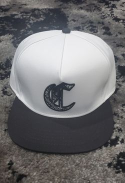 (RARE) Crooks and Castles Loco white/black Snapback