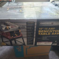 Bench Top Table Saw W Blade 