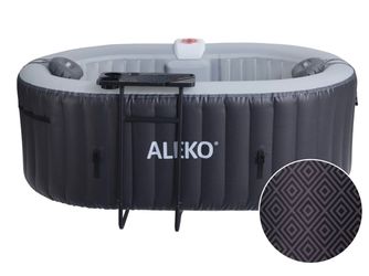 ALEKO Diamond 2 Person Inflatable Jetted Hot Tub with Energy Efficient Cover