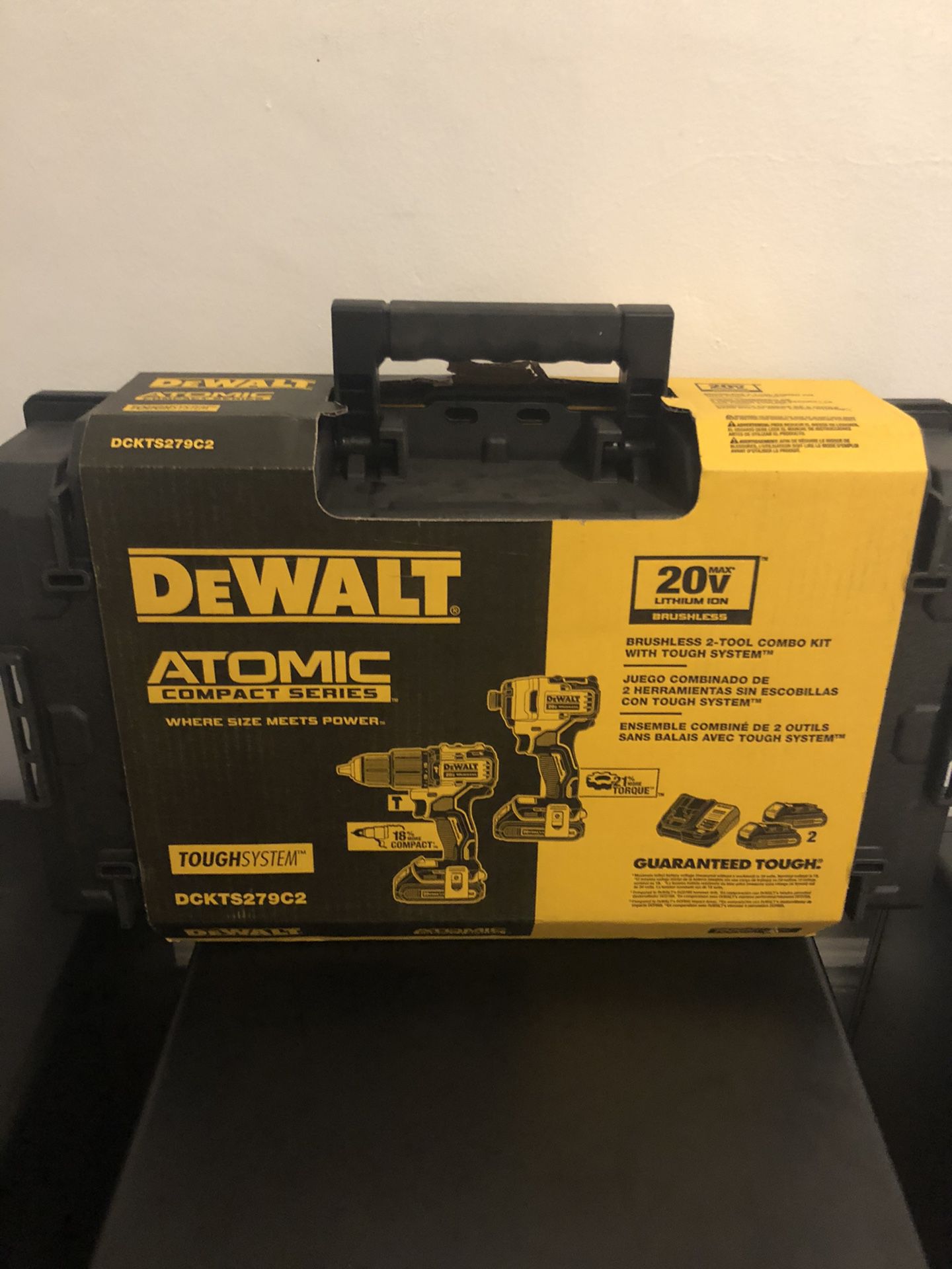 Dewalt Atomic 20v drill and impact brushless New