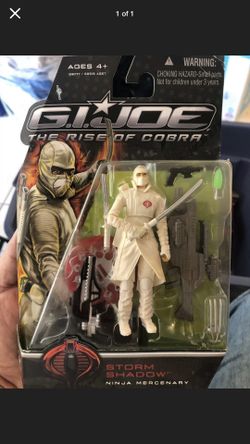 GI JOE RISE OF COBRA STORM SHADOW ACTION FIGURE
