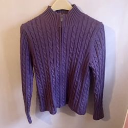 L.L. Bean Alpaca Cardigan Sweaters size m 