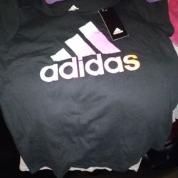 Addidas T Shirts For Girls  Size Large 10-12
