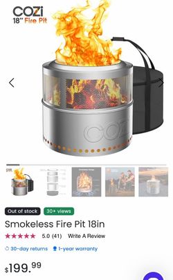 COZi 18-Inch Smokeless Fire Pit