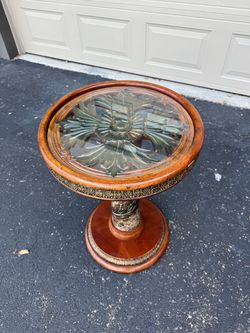AICO Michael Amini Villa Valencia Side Table – $250