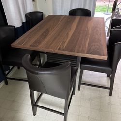 Dining Room Table Set W/ Six Chairs