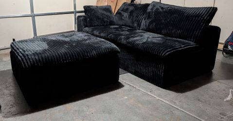New Out Box ☑️ XxL Boneless Pillow Top SOFA & XL Ottoman "Super Comfy"
