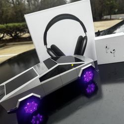 Air Max + Cyber truck Speaker+ AirPods 