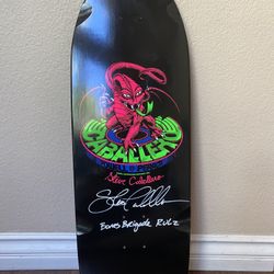 Powell Caballero Signed Skateboard Deck