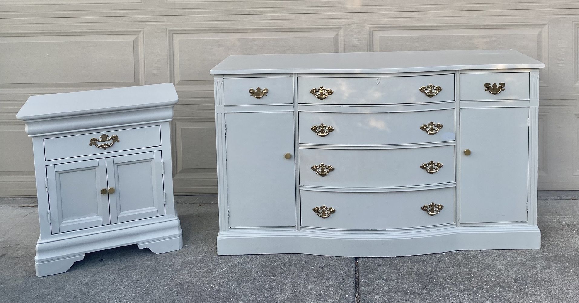 Solid Wood Dresser and Nightstand