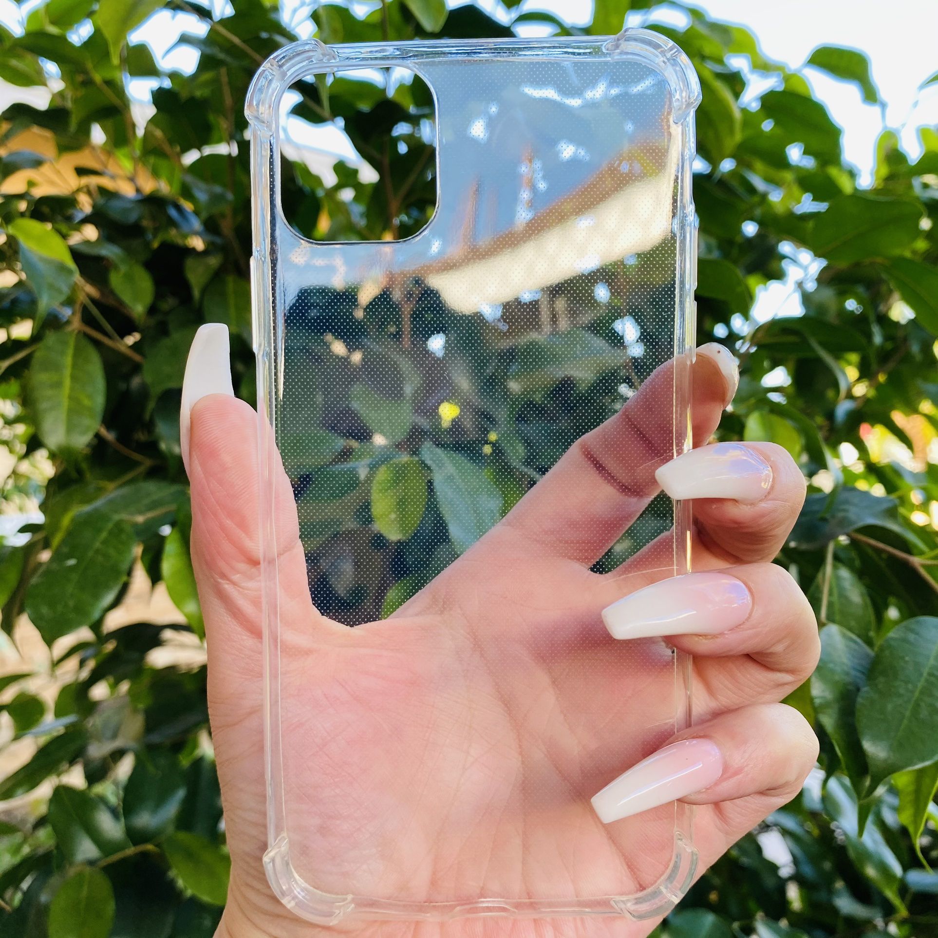 Brand new cool iphone 11 PRO MAX 6.5 cover phone case rubber silicone Clear transparent see through Mens Womens Girls Kids