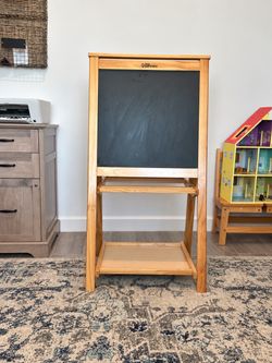 Kids Little Partners Wooden Art Easel