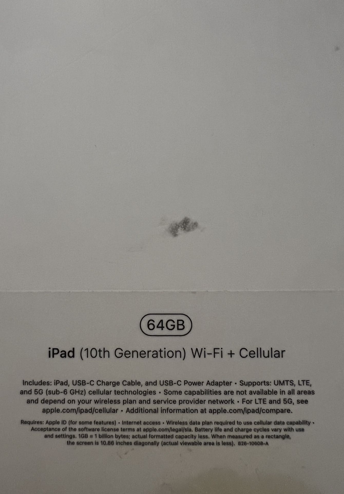 Ipad 10th Gen New Open Box