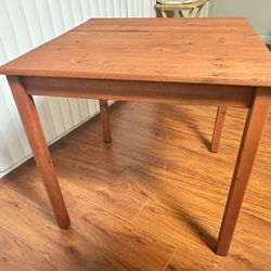 Small Perfect Wood Dining Table 
