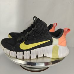 Size 9 US Women's Nike Free Metcon 3 "Black Bright Mango"
