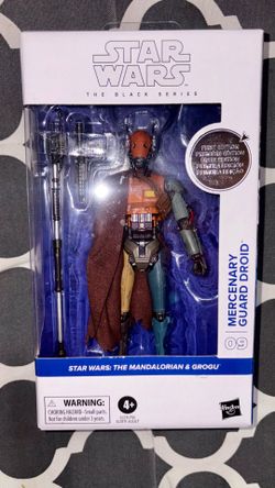 STAR WARS BLACK SERIES THE MANDALORIAN & GROGU MERCENARY GUARD DROID