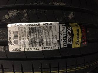 P ZERO PIRELLI 315/35R20XL