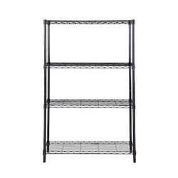 Large Steel Wire shelving storage shelf black L48*D18”*H74”(address in description) 👇delivery 🚚 available within 15 miles for extra $55 delivery fe