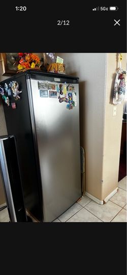 Stainless Steel Upright Freezer