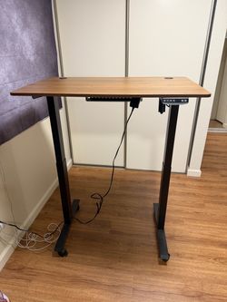 Electric Height-Adjustable Standing Desk – $75 OBO