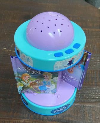 Disney Frozen Musical Library Carousel Sweet Dreams Night Light 4 Books WORKING just $5