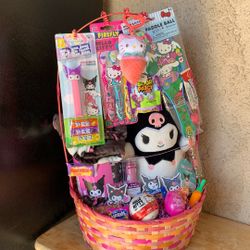 KUROMI HELLO KITTY EASTER BASKET
