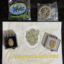 DISNEY Pins Cast Member Service Anniversary Pluto and Mickey Mouse Original