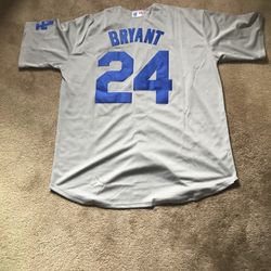 Kobe Dodgers Baseball Jersey Sz Large 