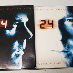 Season 1 & 2 Kiefer Sutherland 24 Series DVD Sets Smoke Free Home