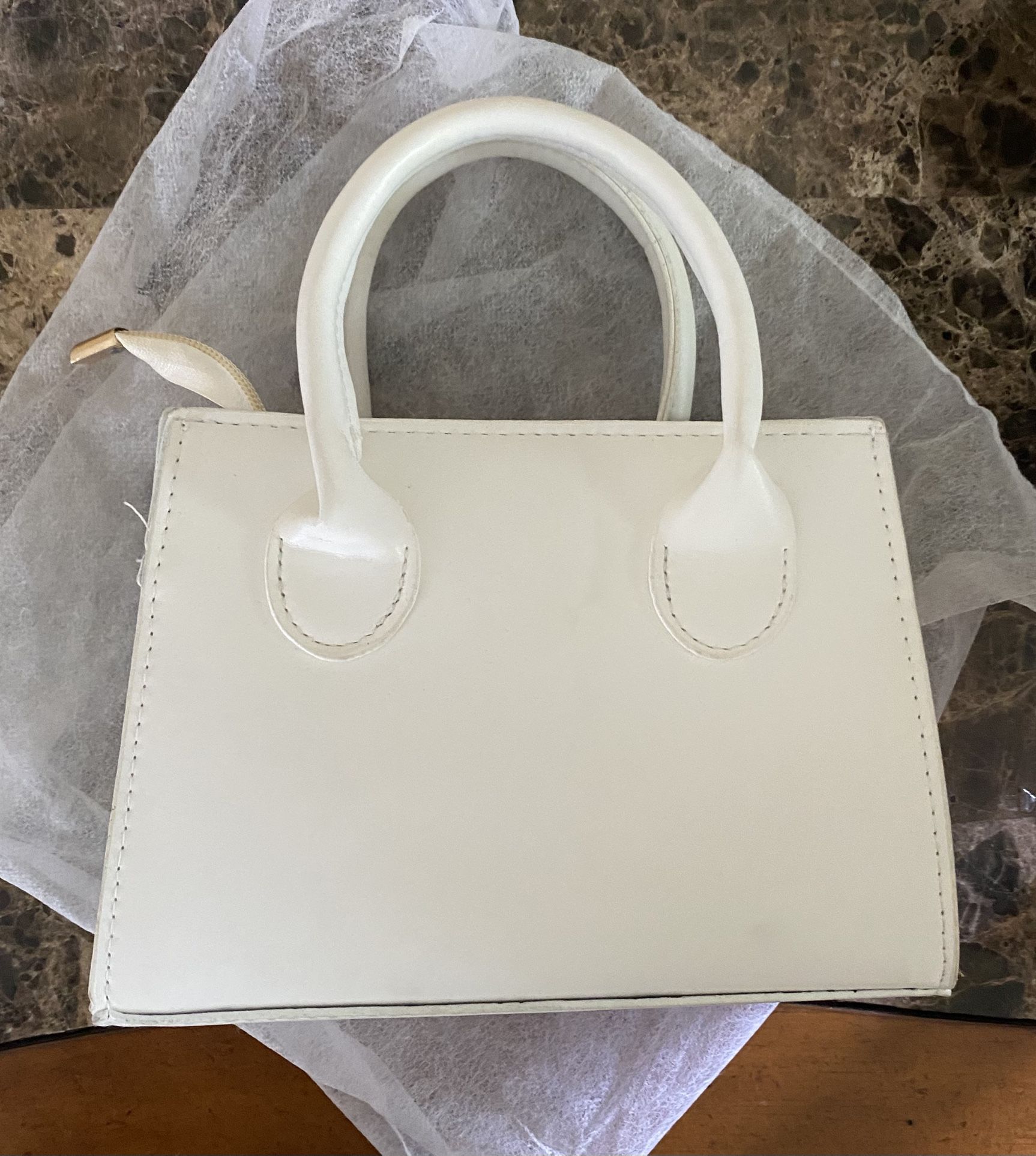 Small White Purse