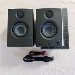 PreSonus Eris E3.5 - Active Studio Monitor Pair 50W RMS TRS/RCA Black - Working