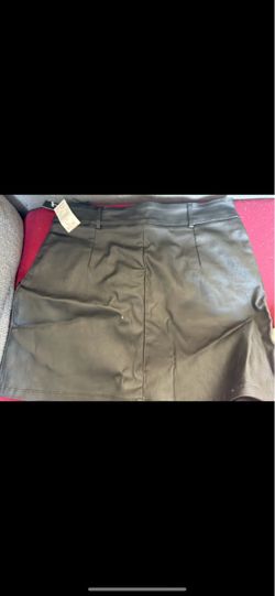 Leather skirt